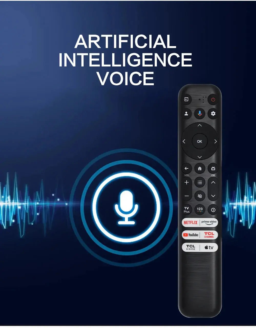 Tcl Rc813a TCL Voice Remote Control - RC813 FMB1 Replacement