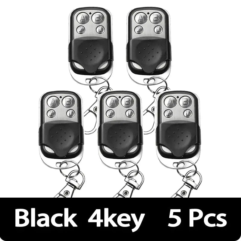 433MHz 4Button ABCD/Lock Unlock Remote Control Metal Push Button Transmitter Universal 4 Buttons Garage Door Opener Remote Magic Remotes