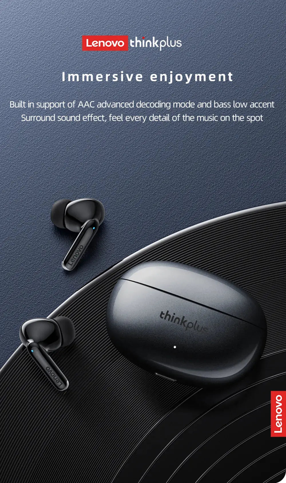 Original Lenovo XT88 TWS Wireless Earphones Bluetooth 5.3 Dual MIC Stereo Noise Reduction Bass HIFI Touch Control Earbuds Magic Remotes