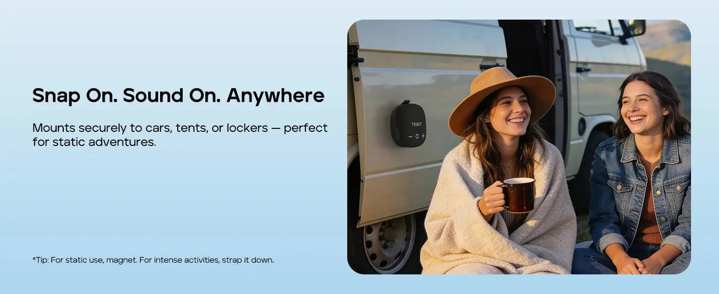 TRIBIT StormBox Micro 3 Portable Bluetooth Speaker,13W Bike Speaker with IP68 Waterproof,24H Playtime For Outdoor Camping,Hiking Magic Remotes