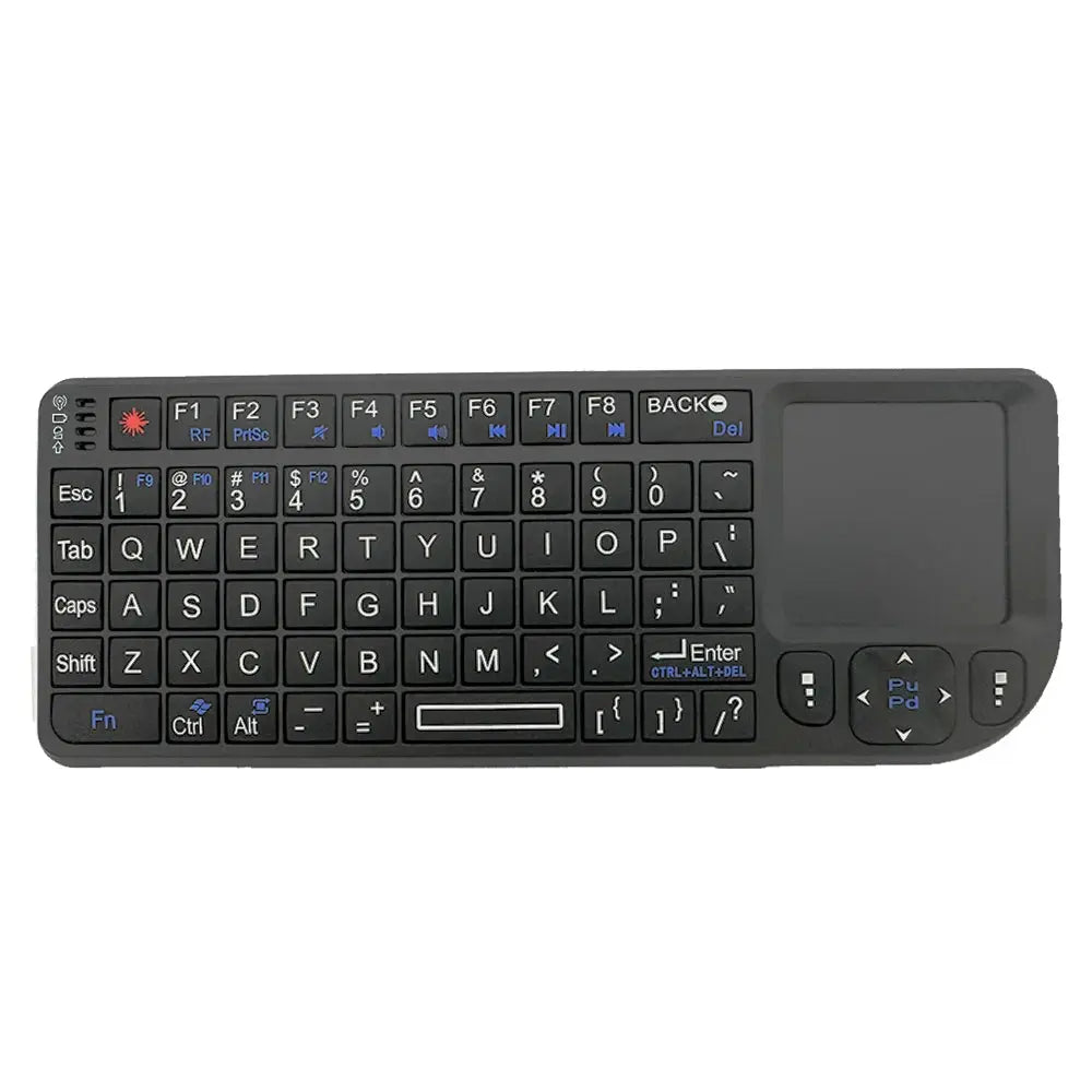 MRSVI A8 Mini Wireless Keyboard 2.4G 7 Color Backlit Touchpad Air Mouse With Infrared Indicator for Android TV Box PC,Office - Magic Remotes