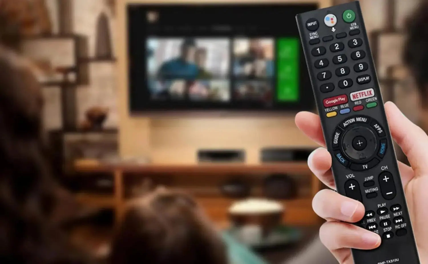 RMF-TX310U Replace Voice Remote Control with Mic fit for Sony 4K Smart Bravia TV XBR-43X800G XBR-75X800G XBR-65X800G XBR-49X800G - Magic Remotes