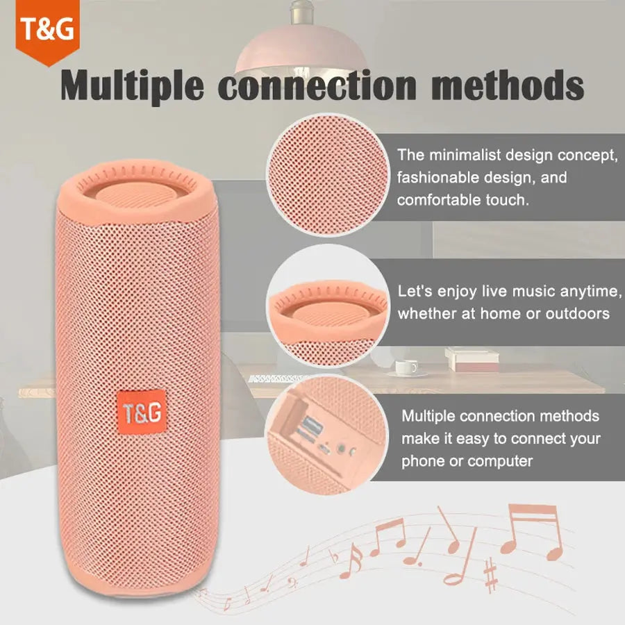 Portable Wireless Bluetooth Speaker Blutooth Music Sound Box For Caixa De Som Blootooth Subwoofer Radio FM Handfree Bass System Magic Remotes