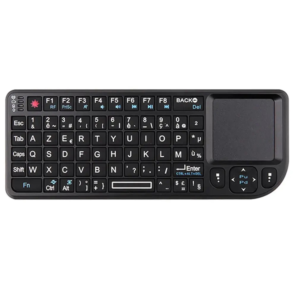 MRSVI A8 Mini Wireless Keyboard 2.4G 7 Color Backlit Touchpad Air Mouse With Infrared Indicator for Android TV Box PC,Office - Magic Remotes