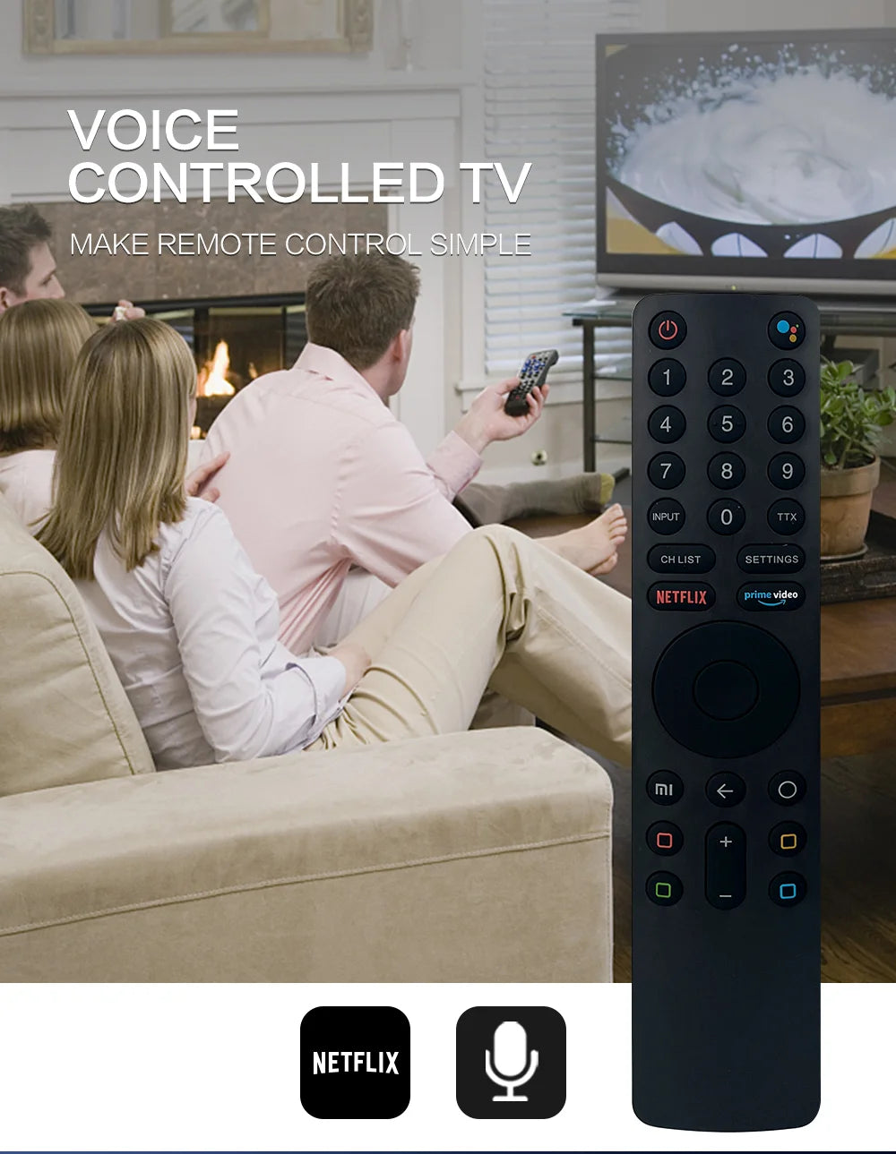 XMRM-010 VoXMRM-010 Voice Remote Control for Xiaomi Mi TV 4A Series (L43M5-5ASP, L55M5-5ASP, L65M5-5ASP) ice Remote Control For Xiaomi MI TV 4A Android Smart TVs Wireless L65M5-5ASP L32M5-5ASP L43M5-5ASP L55MS-5ASP