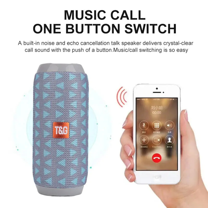 Portable Wireless Bluetooth Speaker Blutooth Music Sound Box For Caixa De Som Blootooth Subwoofer Radio FM Handfree Bass System Magic Remotes