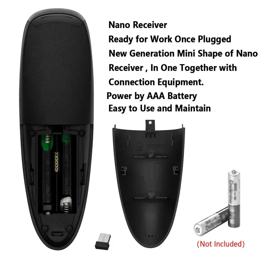G10 G10S Voice Remote Control 2.4G Wireless Air Mouse Gyroscope IR Learning For Android TV Box H96 Max X96 mini X96 Max Plus PC Magic Remotes