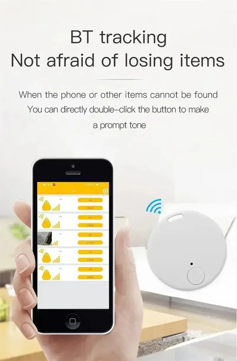 Mini GPS Tracker Bluetooth5.0 Anti-Lost Smart Device Pets Elderly Kid Car Suitcase Wallet Tracking Car Locator For IOS Android - Magic Remotes