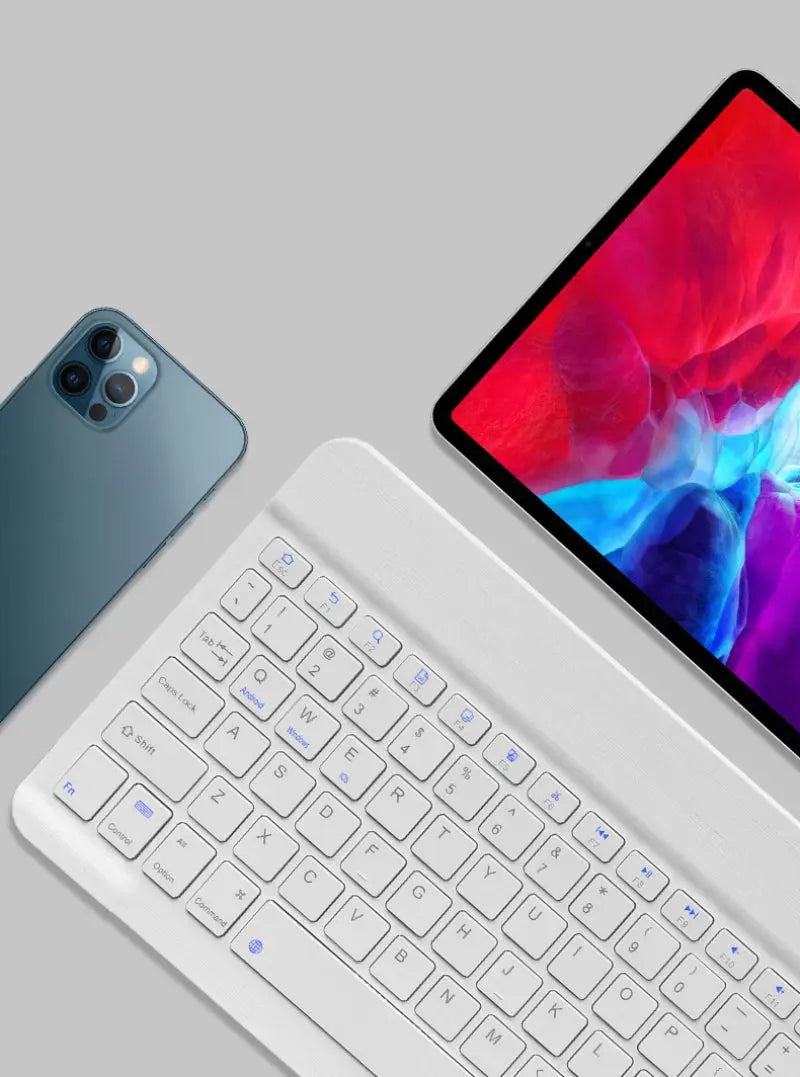 10 inch Magnetic Tablet Keyboard for iPad 2024 10.9 11 10.2 Bluetooth Rechargeable Keyboards for Xiaomi 6 Huawei Matepad 11.5 - Magic Remotes