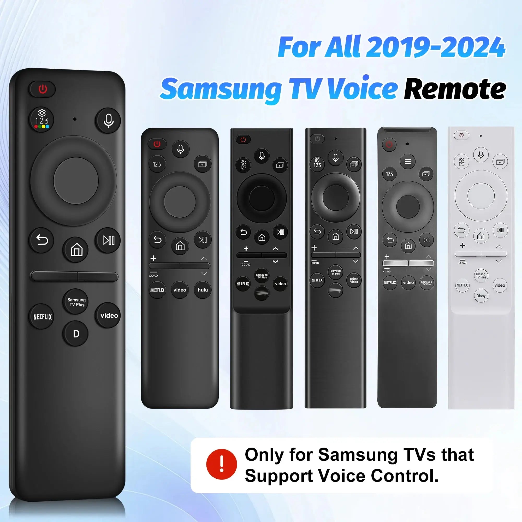 Voice Remote Control for Samsung Smart TV NEO QLED Replacement Remote Control for Samsung TV Rechargable Solar Remote Control Magic Remotes