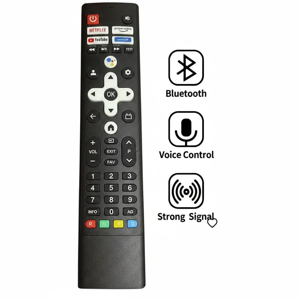Voice Remote control for Skyworth METZ Blaupunkt 55 inches QLED TV, 55QD7020  for NEX DIGITAL GS43G GSQ50G GSQ55G GSQ65G GSQ75G Magic Remotes
