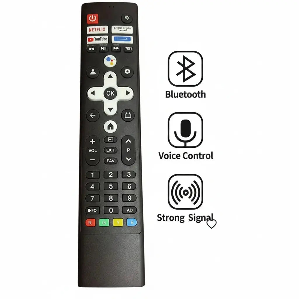 Voice Remote control for Skyworth METZ Blaupunkt 55 inches QLED TV, 55QD7020  for NEX DIGITAL GS43G GSQ50G GSQ55G GSQ65G GSQ75G Magic Remotes