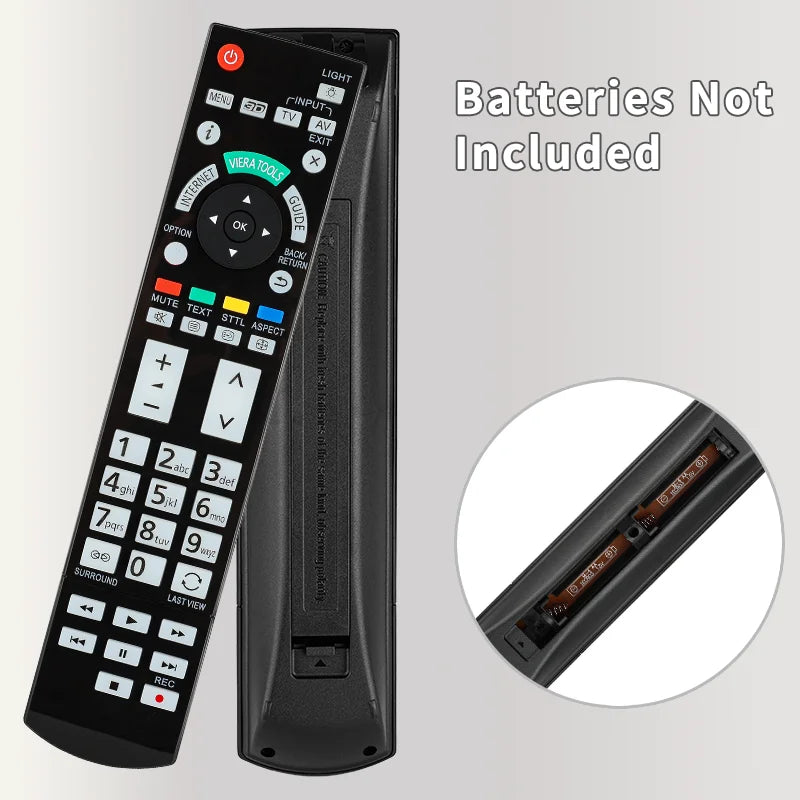 N2QAYB000715 Replacement Remote for Panasonic Viera TV | Compatible with TX-LR42DT50, TX-LR47WT50, TX-LR55WT50 Series