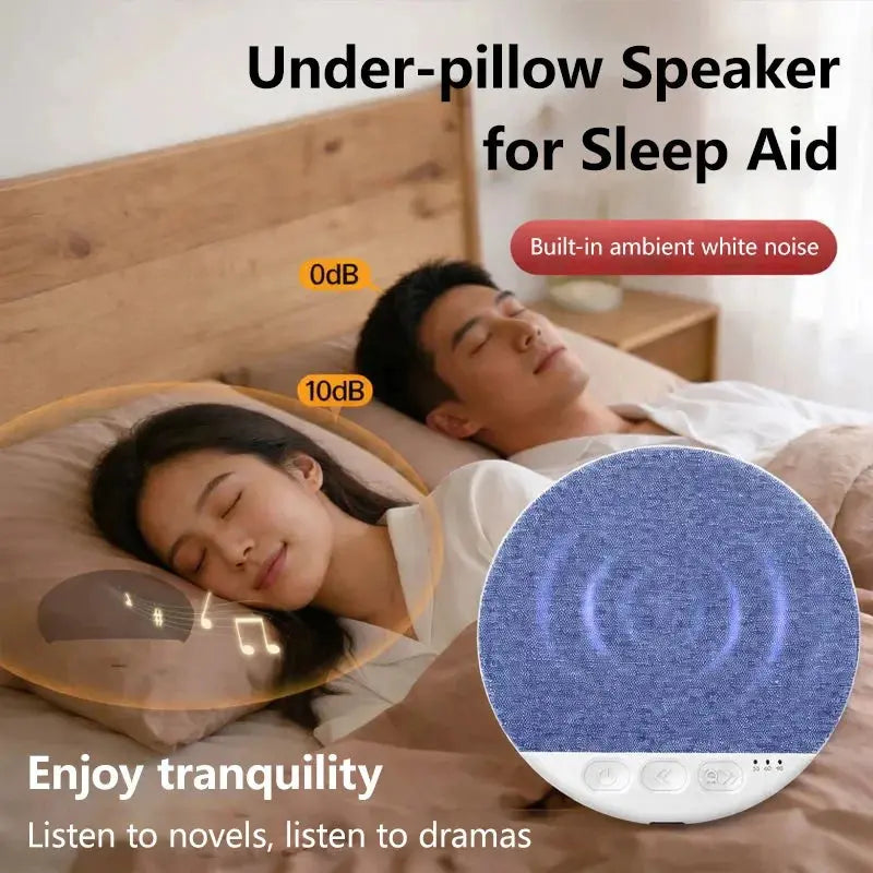 Lenovo New Sleeping Bluetooth Speaker Mini Nature Sound White Noise Soundbar Wireless MP3 Music Player Ultra Thin Timed SpeakerS Magic Remotes