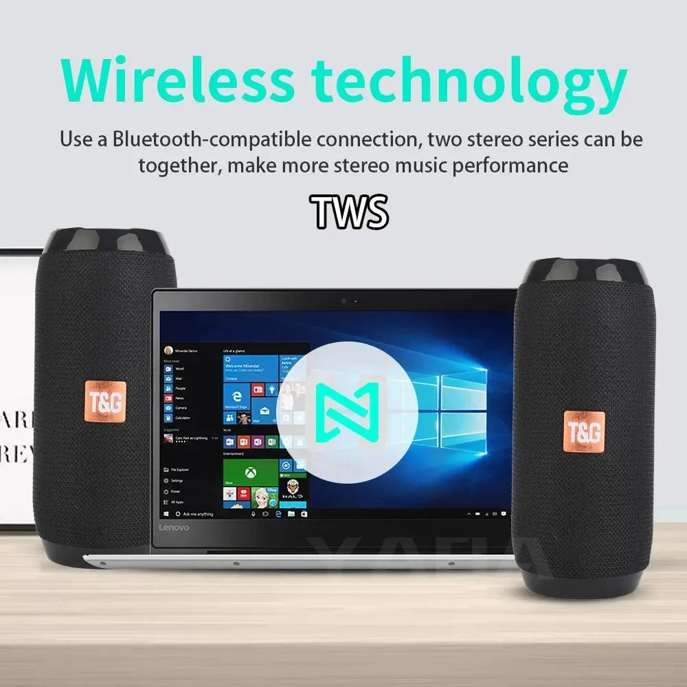 Portable Wireless Bluetooth Speaker Blutooth Music Sound Box For Caixa De Som Blootooth Subwoofer Radio FM Handfree Bass System Magic Remotes