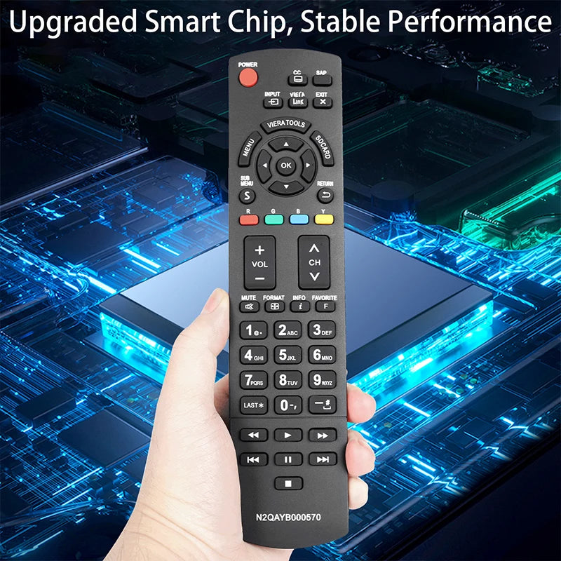 New N2QAYB000570 Remote for Panasonic TC-L32U22 TC-L37X2 TC-L42D2 TV, L32 L37 L42 inch LED LCD
