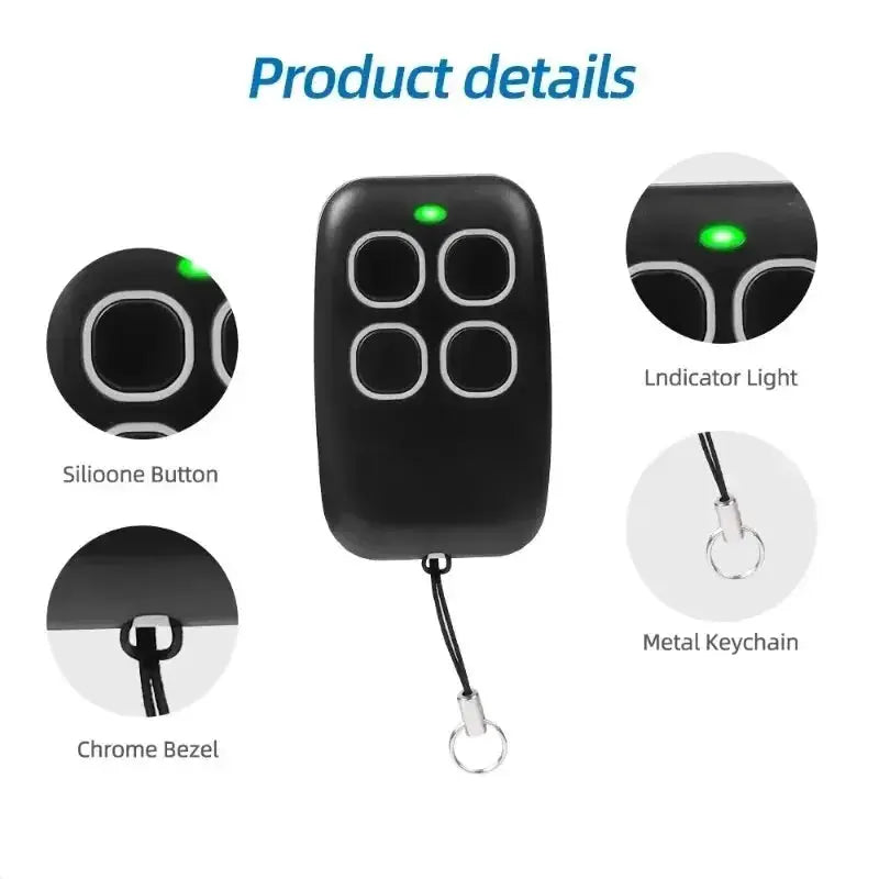 Universal Duplicator Garage Remote Controller Command Clone Self-copying Automation Gate 433.92 MHz 433Mhz Fixed Code Magic Remotes