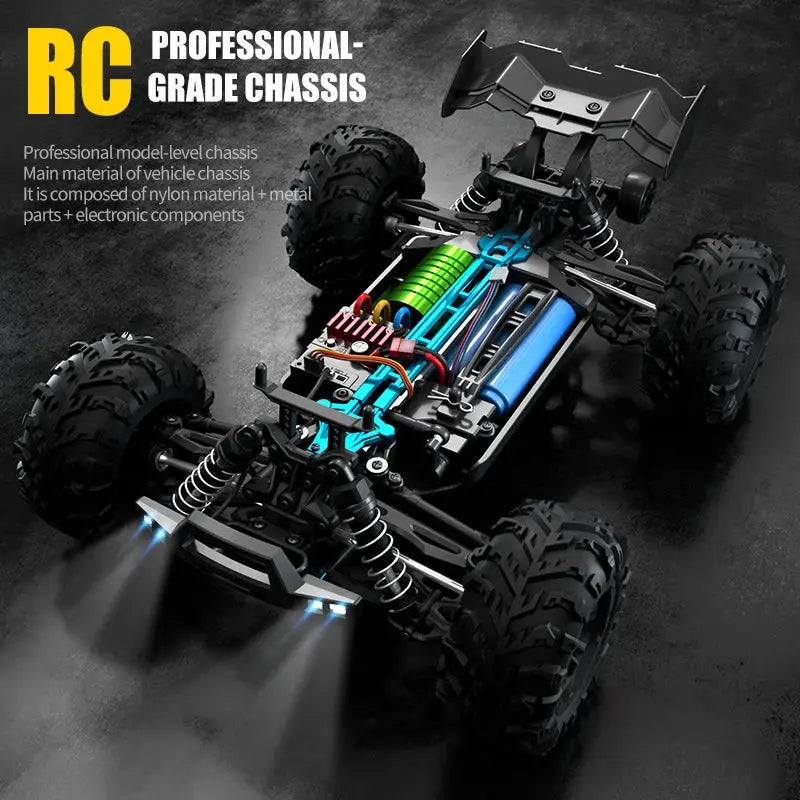 1:16 RC High Speed Car Off-Road 4WD Monster Truck Climbing Vehicle Boys Toy Remote Control Car Magic Remotes