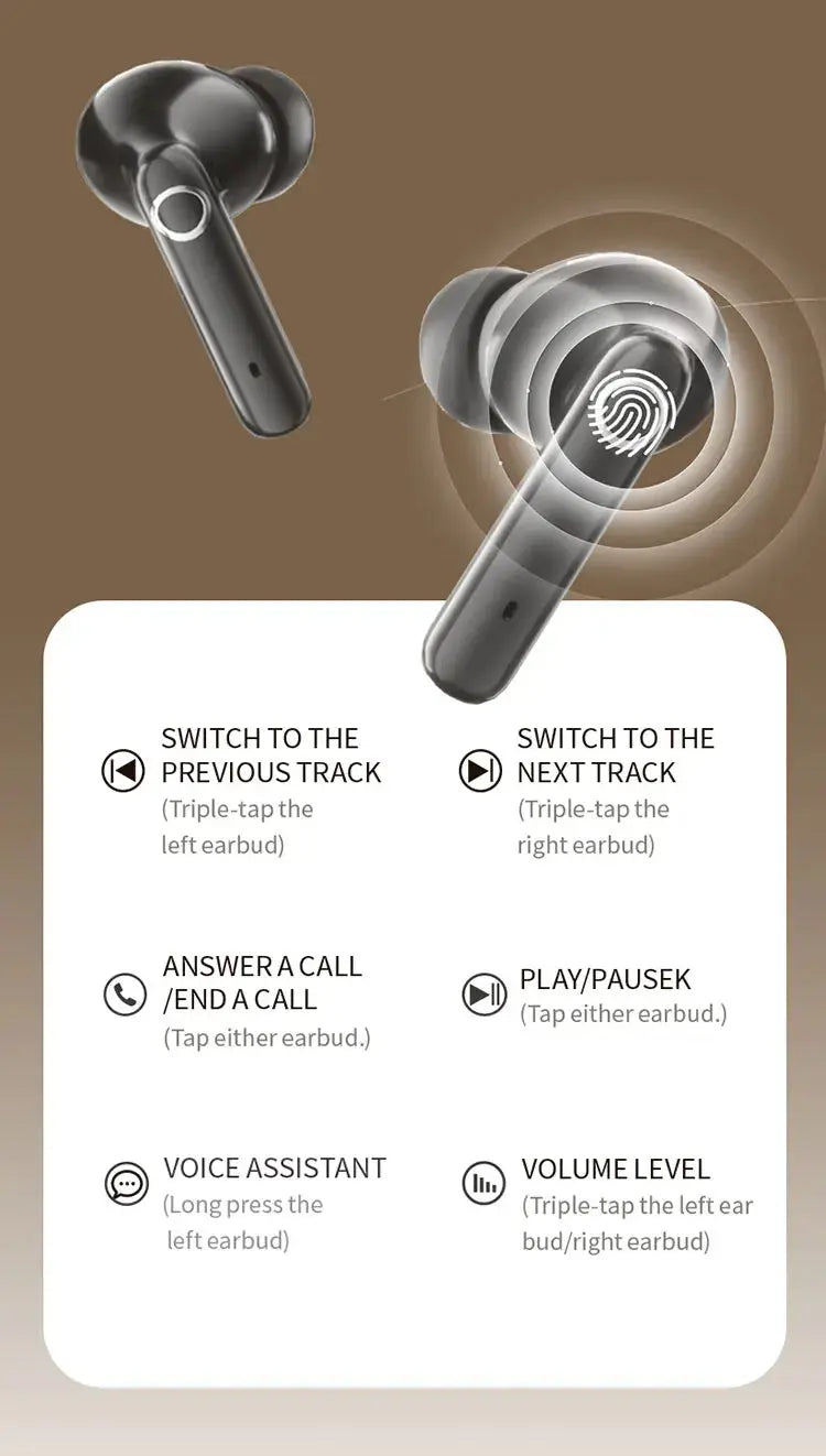 Acer Ohr546 Bluetooth Headphones 2025 New Model Wireless Earphones In-Ear Design Comfortable to Wear for Sports, Running, and Calls, Noise Reduction, Compatible with Mobile Phones, Tablets, and Laptop Devices Magic Remotes