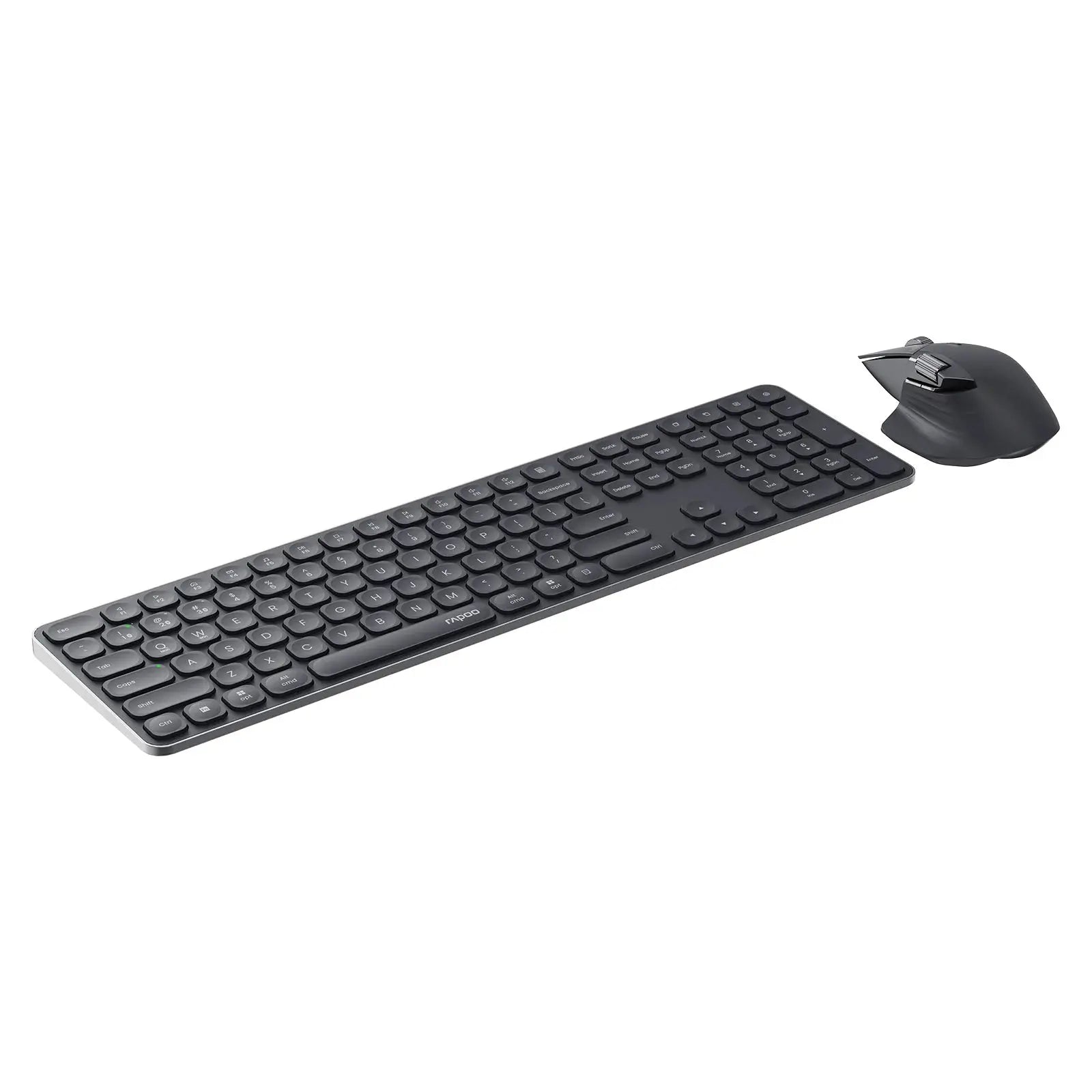 Rapoo 9560M Wireless Keyboard and Mouse Combo E9550L USB-C Rechargeable 110-Key Ultra-Thin Keyboard and MT760SE Wireless Mouse Magic Remotes