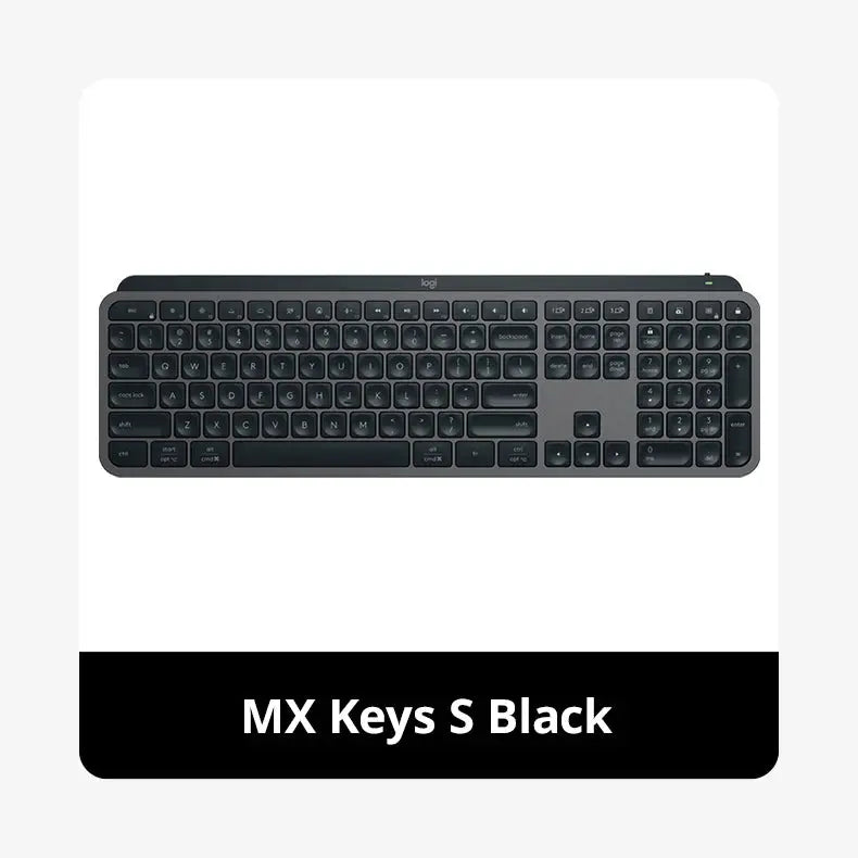 NEW Logitech MX Keys S Wireless Bluetooth Keyboard Office Multi-device Connection Backlit Bolt Ultra-thin and Portable - Magic Remotes