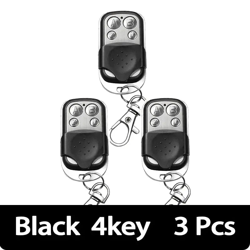433MHz 4Button ABCD/Lock Unlock Remote Control Metal Push Button Transmitter Universal 4 Buttons Garage Door Opener Remote Magic Remotes
