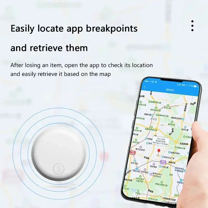 Mini GPS Tracker Bluetooth5.0 Anti-Lost Smart Device Pets Elderly Kid Car Suitcase Wallet Tracking Car Locator For IOS Android - Magic Remotes