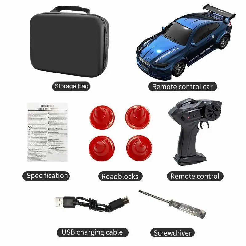 2025 New Kf20 1:64 Drift Rc Car Four-wheel remote-controlled racing car Full proportions Desk Competition Toy Boys Ideal gifts. Magic Remotes