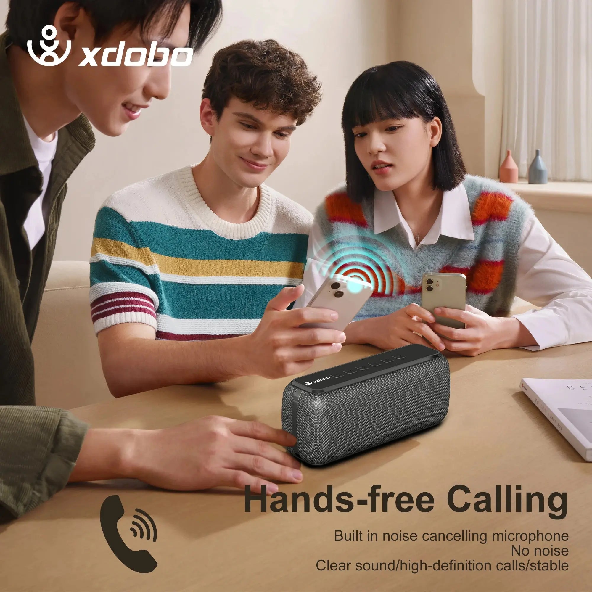 XDOBO X8 60W Portable Outdoor Speakers Bluetooth Wireless Bass Subwoofer Waterproof 6600mAh TWS Function Support TF/AUX Magic Remotes