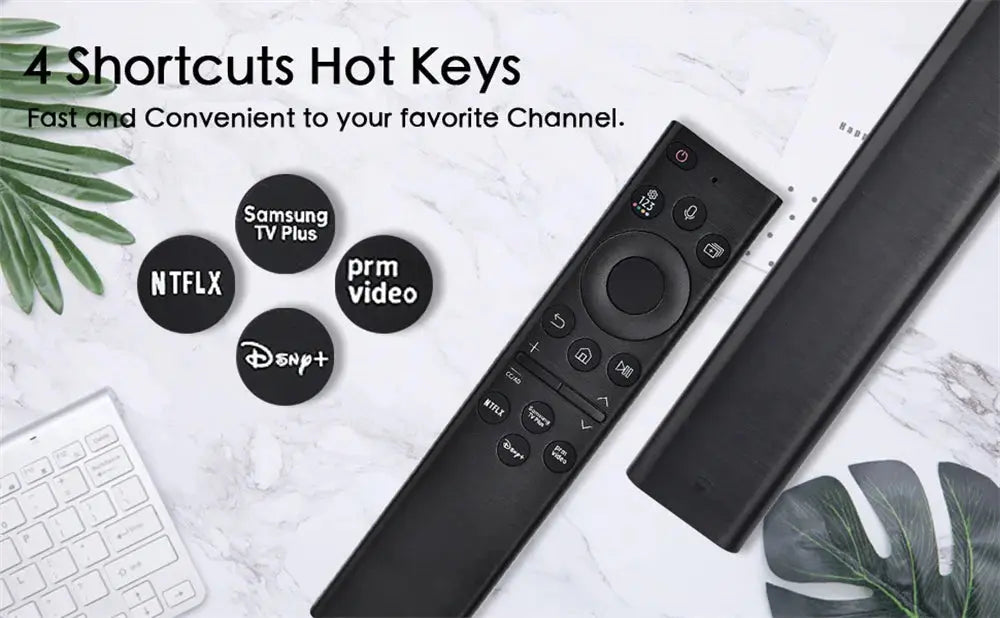 Voice Remote Control BN59-01385A for Samsung Smart TV 2019-2023 Crystal UHD Neo QLED OLED 4K 8K Series TVs(No Solar Function) Magic Remotes