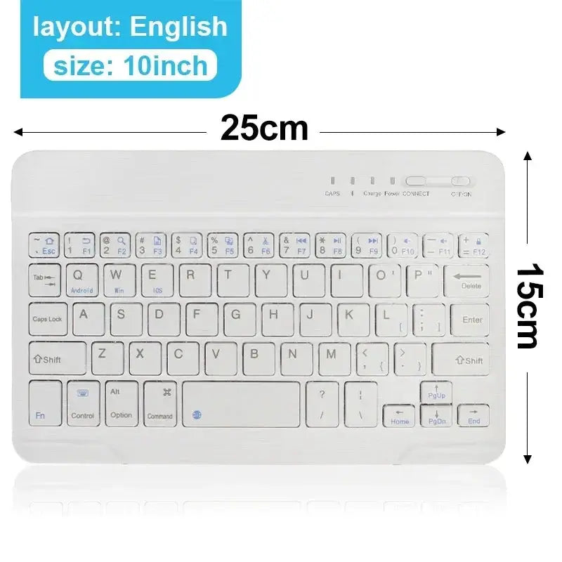 Bluetooth Keyboard for iPad 10th Generation iPad Pro 13 12 11 10 9 8 7 Inch iPad Air 13 11th iPad Mini Samsung Xiaomi Tablets - Magic Remotes