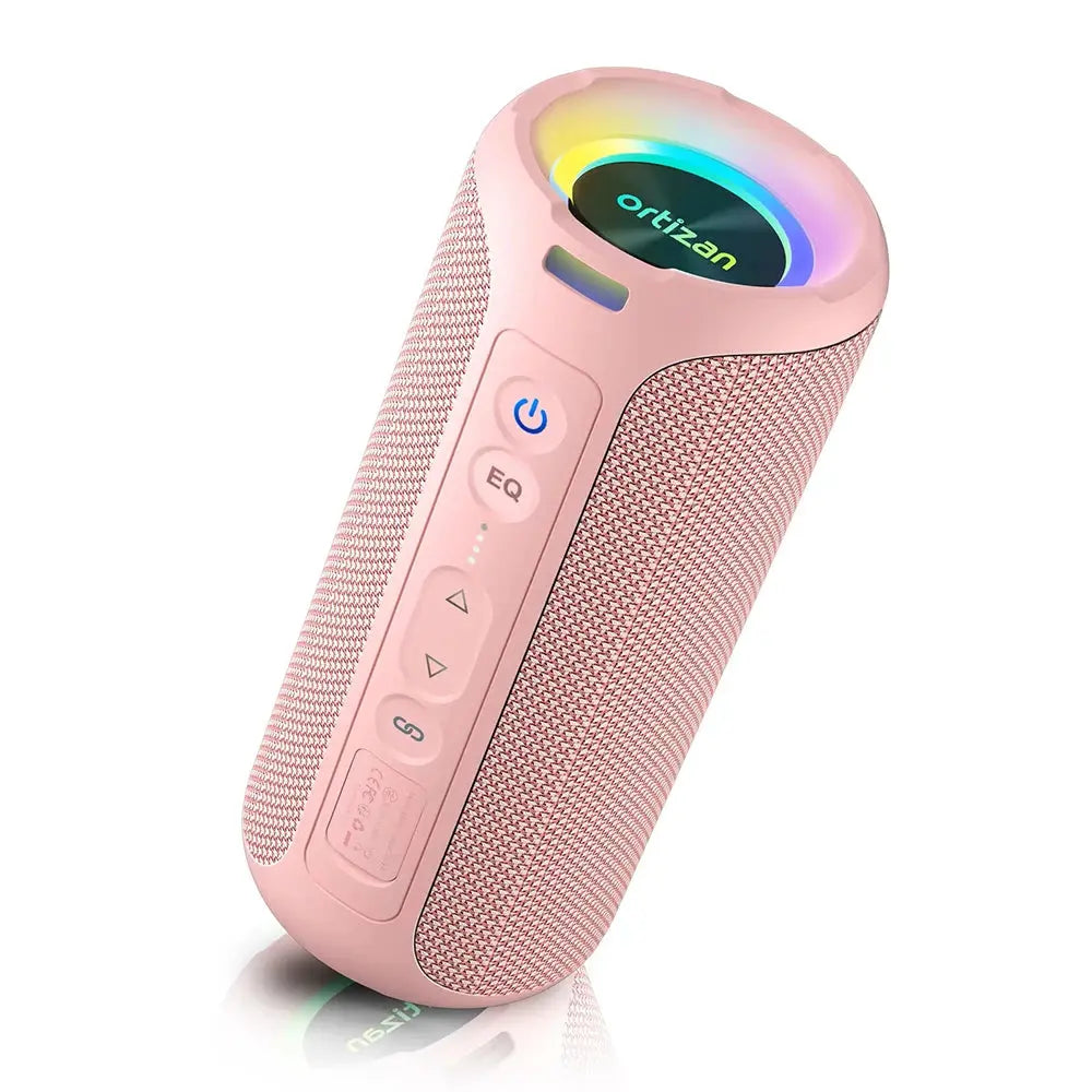 Ortizan Bluetooth Speakers 40W Enhanced Bass Portable Outdoor Wireless Speaker 30Hrs IP7 Waterproof Shower Speaker Bluetooth 5.3 Magic Remotes