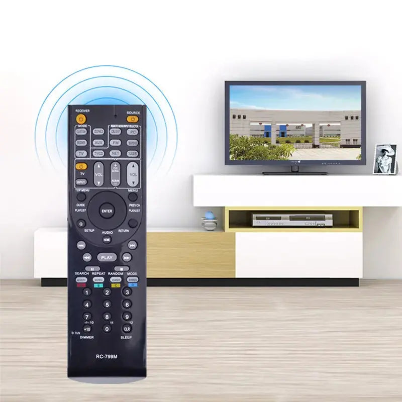 Remote Control Suitable for Onkyo RC-799M AV HT-R391 HT-R558 HT-R590 HT-R591 HT-S5500 RC-834M RC-737M RC-812M RC-801M RC-803M Magic Remotes