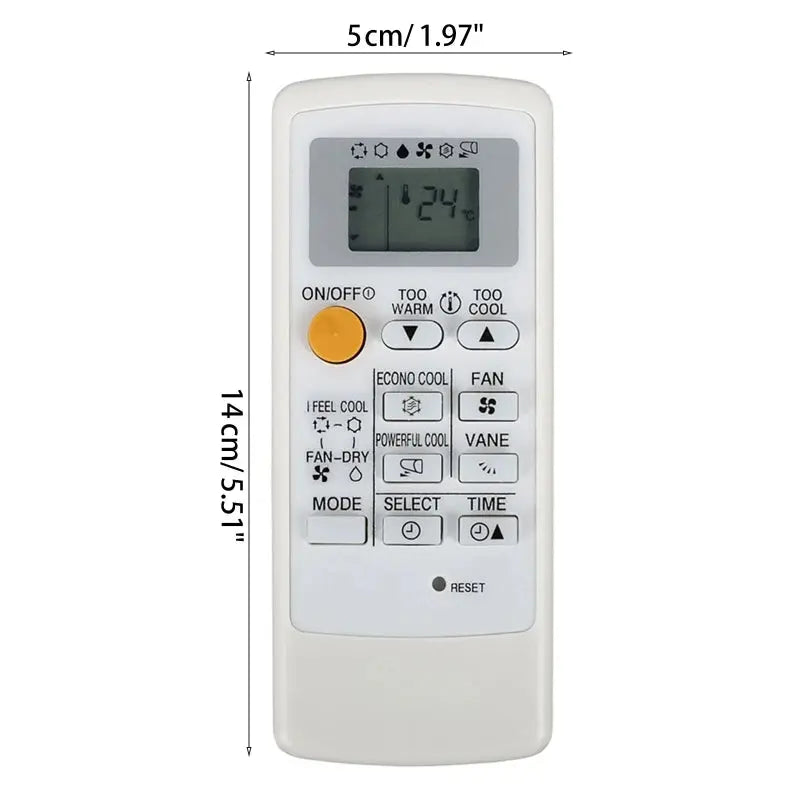 Mitsubishi Air Conditioner Remote Control Replacement | Compatible with MP04B, MP04A, MP2B - Magic Remotes