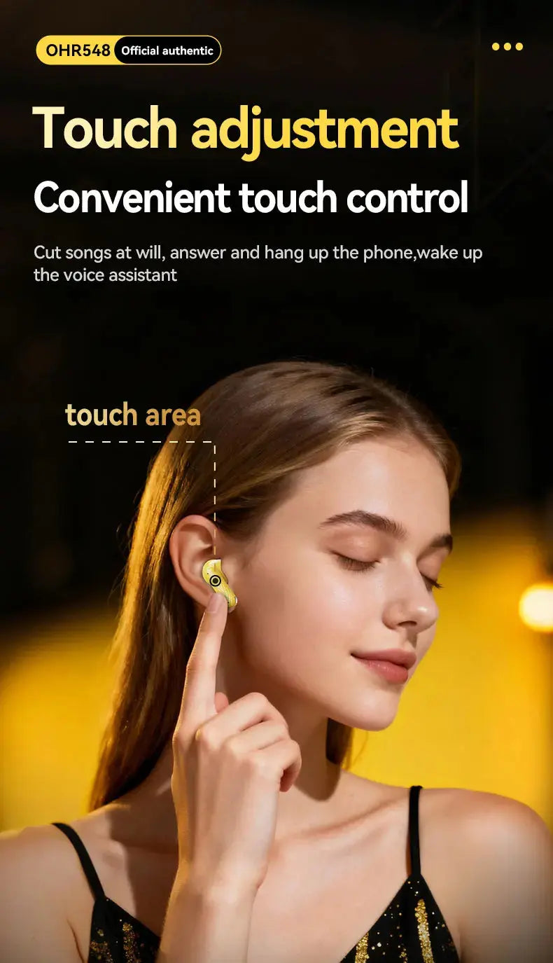 Acer Ohr548 Wireless Bluetooth Headphones with In-Ear Design, Anc Call Noise Reduction, Charging Case, Stereo Sound Effect, Low Latency for Gaming, Comfortable Fit for Sports, Running, and Fitness Magic Remotes