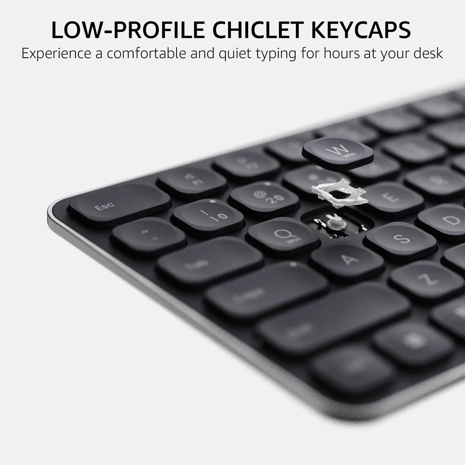 Rapoo 9560M Wireless Keyboard and Mouse Combo E9550L USB-C Rechargeable 110-Key Ultra-Thin Keyboard and MT760SE Wireless Mouse Magic Remotes