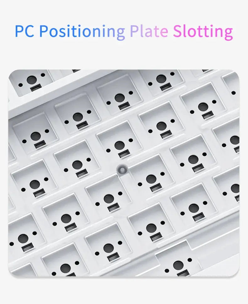 Ajazz AK820/AK820Pro Gaming Mechanical Keyboard Bluetooth 5.1/Wireless/C-Wired Customized Keyboard with Knob Hot Swapping Gasket - Magic Remotes